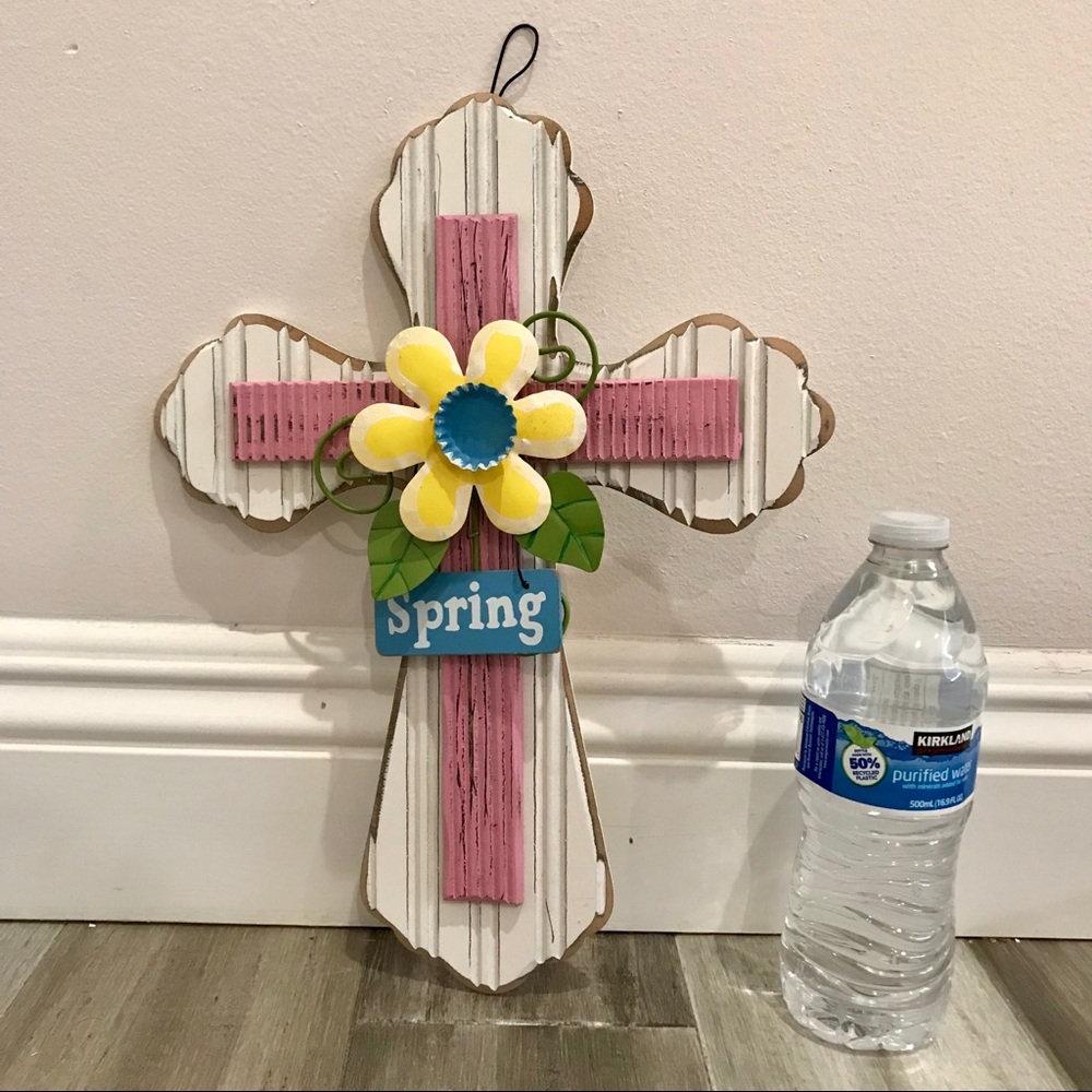 Colorful Crafty Rustic Cross - Picture 6 of 7